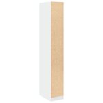 vidaXL Garde-robe Blanc 30x50x200 cm Bois d'ingénierie