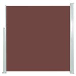 vidaXL Auvent latéral rétractable 140 x 300 cm Marron