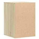 vidaXL Commode d'angle chêne sonoma 40x41x58 cm bois d'ingénierie