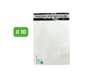 10 Enveloppes plastique opaques 80 microns N°1 - 185x230mm