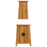 vidaXL Ensemble de meubles de salle de bain 2 Pièces bois de pin massif
