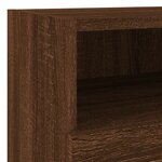 vidaXL Meuble TV mural chêne marron 40x30x30 cm bois d'ingénierie