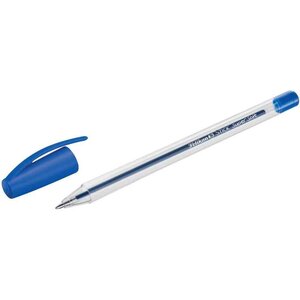 Stylo bille stick super soft pointe moyenne bleu x 12 pelikan