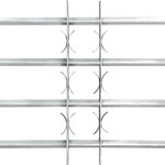 vidaXL Grilles réglables de sécurité de fenêtres 2 Pièces 1000-1500 mm
