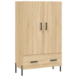 vidaXL Buffet haut chêne sonoma 69 5x31x115 cm bois d'ingénierie