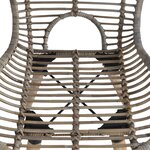 vidaXL Chaises à manger lot de 2 marron rotin naturel