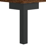 vidaXL Meuble TV chêne marron 102x36x50 cm bois d'ingénierie