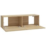 vidaXL Ensemble de meubles TV 8 Pièces Chêne sonoma Bois d'ingénierie