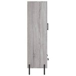 vidaXL Buffet haut sonoma gris 69 5x31x115 cm bois d'ingénierie