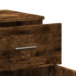vidaXL Buffets 2 Pièces chêne fumé 79x38x80 cm bois d'ingénierie