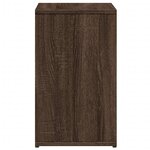 vidaXL Table d'appoint Chêne marron 50x30x50 cm Bois d'ingénierie