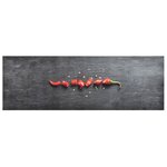 vidaXL Tapis de cuisine lavable Poivre 60x300 cm