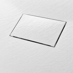 vidaXL Bac de douche SMC Blanc 90 x 80 cm