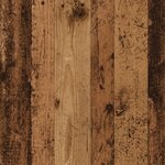 vidaXL Commode d'angle vieux bois 60x41x76 cm bois d'ingénierie