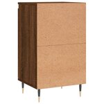vidaXL Buffets 2 Pièces chêne marron 40x35x70 cm bois d'ingénierie