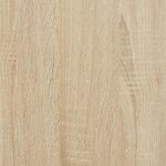 vidaXL Cadre de lit sans matelas chêne sonoma 140x200 cm