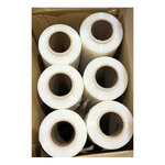 Lot de 6 rouleaux film palette transparent 45x300m