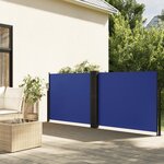 vidaXL Auvent latéral rétractable bleu 120x1200 cm