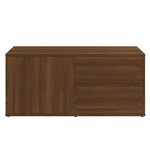 vidaXL Meuble TV Chêne marron 80x34x36 cm Bois d'ingénierie