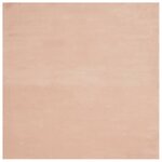 vidaXL Tapis HUARTE à poils courts doux lavable rouge clair 120x120 cm