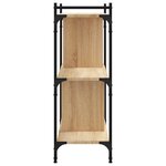 vidaXL Bibliothèque 3 niveaux chêne sonoma 76x32x88 cm