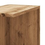 vidaXL Étagère d'angle murale chêne artisanal bois d'ingénierie
