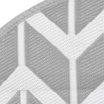 vidaXL Tapis d'extérieur gris Ø160 cm PP