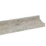 vidaXL Étagères murales 2 Pièces Gris béton 80x9x3 cm