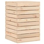 vidaXL Panier à linge 44x44x66 cm bois massif de pin