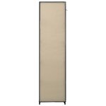 vidaXL Armoire avec compartiments et tiges Crème 150x45x176 cm Tissu