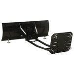 vidaXL Chasse-neige pour VTT 115x38 cm Noir