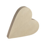 Coeur en bois  FSC 100  - Nature