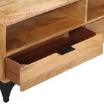 vidaXL Meuble TV bois de manguier 120x35x45 cm