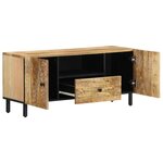 vidaXL Meuble TV 105x33x46 cm Bois massif de manguier
