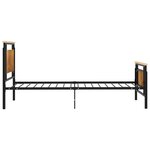 vidaXL Cadre de lit sans matelas métal 100x200 cm