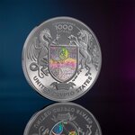 Pièce de monnaie en Argent 1000 Satoshi g 31.1 (1 oz) Millésime 2024 United Crypto States AMERICAN BUFFALO