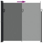 vidaXL Auvent latéral rétractable anthracite 200x300 cm