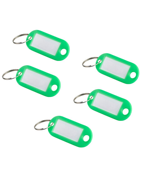 THIRARD - Lot de 5 portes-étiquettes  vert  50x20mm