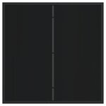 vidaXL Set de salle à manger de jardin 3 pièces avec coussins Noir Poly Rattan