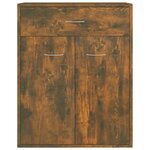 vidaXL Buffet Chêne fumé 60x30x75 cm Bois d'ingénierie