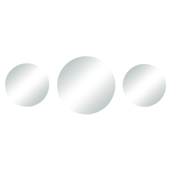 Jeu de plaques miroir  bords rectifiés