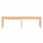 vidaXL Banc de jardin à 2 places 159 5x44x45 cm bois massif de pin