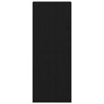Armoires vidaXL 2 Pièces Chêne Noir 69 5x34x180 cm Bois d'ingénierie