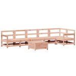 vidaXL Salon de jardin 7 Pièces bois massif sapin de douglas