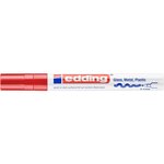 Marqueur Peinture brillante 750 Rouge Pointe Ronde 2-4 mm x 10 EDDING