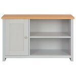 vidaXL Meuble TV Gris 95 x 39 x 58 cm