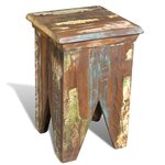 vidaXL Tabouret Bois de récupération massif