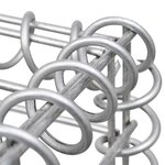 vidaXL Mur en gabion avec couvercles Acier galvanisé 900x30x50 cm