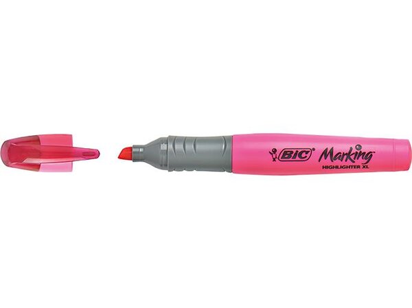 Surligneur HIGHLIGHTER XL Pte Biseau Large Rose BIC