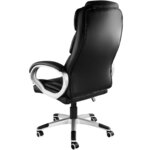 Fauteuil chaise siège de direction avec accoudoir max 120 kg noir 0508073